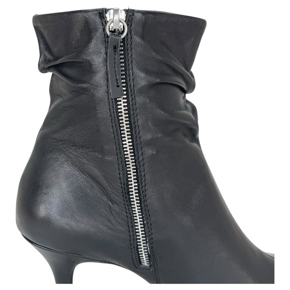 Bella Vita Danielle Black Leather Womens Booties Size 9M - Picture 8 of 13